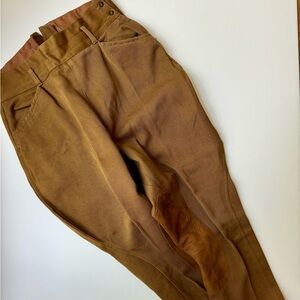 Vintage Riding Breeches, Jodhpurs / pants with leather knees.